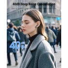 Wireless Earbuds, Bluetooth 5.4 Headphones with Noise Cancelling Mic, LED Display, IP7 Waterproof, Clear Calls, for Phones/Sports/Laptop, Black