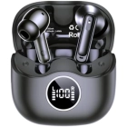 xinwld Adaptive Hybrid Active Noise Canceling 2026 Wireless Earbuds, 6 Mics ENC Clear Call Ear Buds, Hi-Res Audio Deep Bass Bluetooth 5.4 Headphones, 40H, LED, for Sports Running Gym Workout, Black