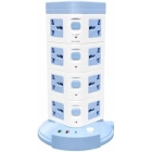 Tower Extension Lead 19 Way Outlets with USB & Type-C, 4M Cable, Multi Plug Vertical Power Strip with Individual Switches, Fast Charging