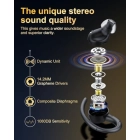 Wireless Earbuds, Bluetooth 5.4 Headphones Sport, Over Ear Buds With ENC Noise Cancelling Mic, 48H, Wireless Earphone With Earhooks, Stereo Deep Bass, IP7 Waterproof ear bud for Workout Running, Black