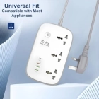 Knox WiFi Smart Power Strip, Surge Protector Extension Cord with Alexa & Google Assistant, 3 Universal Outlets,30W USB-C PD Fast Charging, 4 USB-A Ports, 2M Cable, Anti-Flammable Multi-Plug Socket