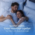ZQuiet, Anti-Snoring Mouthpiece, Comfort Size #1, Single Refill, Blue, Made in USA, BPA-Free, Medical-Grade Material