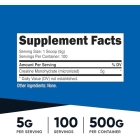 Nutricost Creatine Monohydrate Micronized Powder 500G, 100 Servings