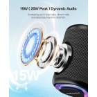 Portable Bluetooth Speaker Beach Essentials: IPX5 Waterproof for Outdoor/Powerful HD Sound/Dynamic Light/All Day Playtime/Wireless BT 5.3/TWS Pairing, Travel|Camping|Pool Accessorie, School Supplies