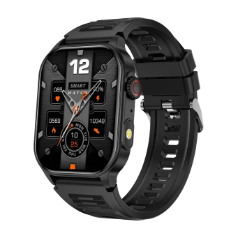 New Smart Watch KM02 2.01'' TFT 240 x 296 full touch screen LCD BT Sports Fitness Tracker Heart Rate Blood Pressure Smartwatch