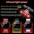 2026New AI-Diagnosis Care Smartwatch ECG+PPG Accurate Uric Acid Blood Pressure Body Fat Five organ Fitness Waterproof Smartwatch
