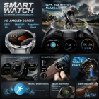 2026 New GPS Outdoors Sports Smart Watch Men 3ATM Waterproof Compass Heart Rate 1.53" HD AMOELD Screen Bluetooth Call Smartwatch