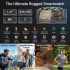 2026 New GPS Smart Watch 5ATM Waterproof Built-in Offline Map Compass Military Sport Watches 170+Sport Modes Swim Smartwatch Men