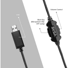 EKSA USB Gaming Headset for PC - Computer Headphones with 7.1 Surround Sound Stereo Noise Canceling Mic/Microphone RGB Light - Gaming Headphones for PS4/PS5 Console Laptop, Wired