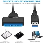 WEETOTUNG USB 3.0 to SATA Series Male to Female Sata HDD SSD External Hard Drive Adapter Cable