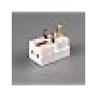 Melfi 03 Way Adapter with Square-Pin, Universal Socket with Light and 13A Fuse - 3 Pin Plug Adapter 1PCS. (PACK OF 2)