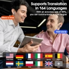 Ai Translation Earbuds Real Time, Simultaneous interpretation Translator Earbuds with 6 Translation Modes/164 Languages, No Subscription Translatior Headphones,40H Audifonos Traductores Ingl&eacute;s Espa&ntilde;ol