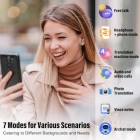 Ai Translation Earbuds Real Time, Simultaneous interpretation Translator Earbuds with 6 Translation Modes/164 Languages, No Subscription Translatior Headphones,40H Audifonos Traductores Ingl&eacute;s Espa&ntilde;ol